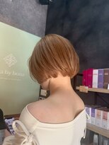 ノーヴァ バイ ボナ 前橋店(nova by bona) 【ショートボブ】首元すっきり垢抜けぱつっとボブ
