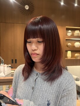 オーガニックトリコ 所沢(organic+tricot) 20代30代／秋カラー／レイヤーカット