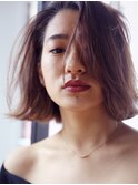 ふんわり小顔外ハネローレイヤースタイル　[銀座]