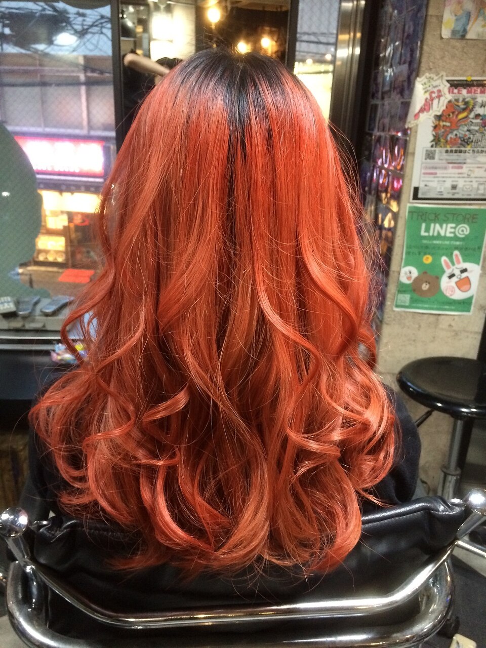 外国人風オレンジヘアカラーTRICKstyle！：L040472862｜トリックストア