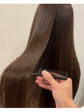 ウィルゴ(VIRGO) 髪質改善トリートメント 美髪 ラベージュ ストレートロング