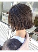 切りっぱなしボブ