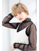 トティア 梅田(Totia)&nbsp;【Totia梅田】ハイトーン大人ショート×シルキーベージュ