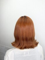 ヘアアンドメイク ルシア 奈良店(hair & make Lucia)&nbsp;アプリコットオレンジ