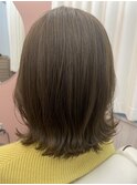  髪質改善/イルミナカラー/ジアミン除去/カーキアッシュボブ