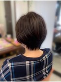 40代・50代ショートスタイル【ミックスカール  代田橋/笹塚】