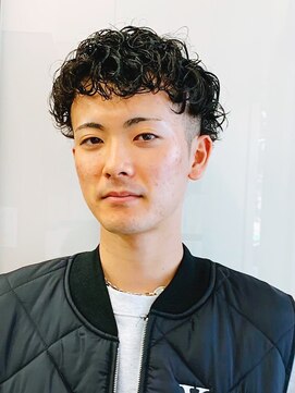 ケースタイル 水道橋店(K-STYLE) 束感ショートリッジ感パーマツーブロックマッシュ