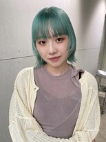ロジ(loji)&nbsp;ミントグリーン×顔まわりカット