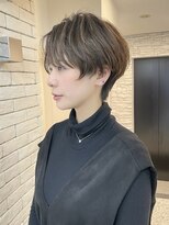 ヘアメイク シンズ レインボー(Hair Make SHIN'S RAINBOW)&nbsp;ショートボブ/大人巻き/ぷつっとボブ/ナチュラルモード/高松