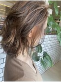 ローライト×ざっくりヘアセット
