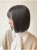 マチルダボブ×黒髪スタイル×切りっぱなし/池袋/池袋東口
