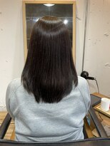 セトル(Settle)&nbsp;縮毛矯正・白髪染め履歴ありスタイル（ダメージレス）ストレート