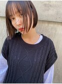 【quon】シースルーボブ -天神 今泉 薬院-