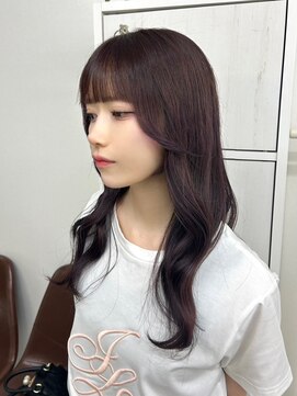 ルーナ(Luna) こだわり顔周りカット◎透明感ラベンダーピンク