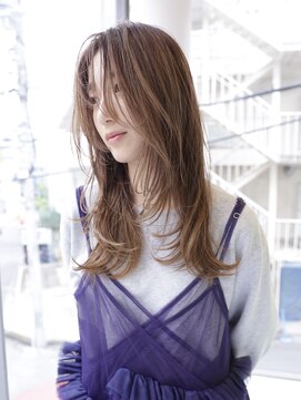 エムスラッシュ 横浜元町店(M.SLASH) かきあげ/うざバング/顔回りレイヤー/レイヤーカット/元町