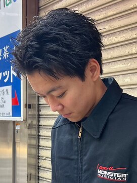 エルマーク 京都河原町(L-MARK) スパイキーショートザクザクショートアップバングツーブロック