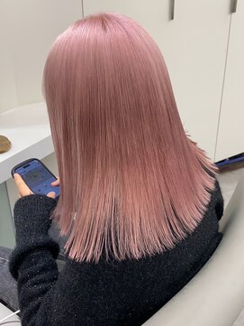 ベレーザ 渋谷(BELEZA) 12848髪質改善ストレートラベンダーミルクティーホワイトピンク