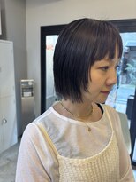 スイッチプラス(switch PLUS) フェイスラインにアクセントなミニボブ