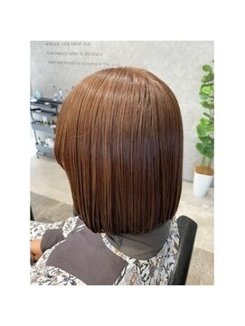 アーサス バイ ヘッドライト 長岡店(ursus by HEADLIGHT) 内巻きボブ×オリーブブラウン