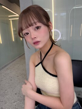 ボタン ハカタ(VOTAN hakata) 博多/天神/ベージュ/シースルーぱっつん