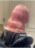 14400ブリーチ＆ダブルカラーベビーピンクホワイトピンク