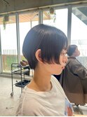 顔まわり切りっぱなしショート#立川#立川駅#縮毛矯正＃髪質改善