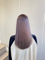 ヘアサロン ガリカ 表参道(hair salon Gallica)&nbsp;透け感ハイトーンラベンダー×艶髪ストレート
