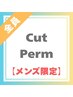 【メンズ限定】メンズハイブリッドパーマ+カット ￥13000