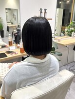 ブランシュ 南行徳店(BLANCHE)&nbsp;韓国ボブ/切りっぱなしボブ/暗髪スタイル/佐久間凪沙