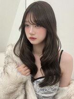 アイトーキョーエス 渋谷(AI TOKYO S)&nbsp;ロングレイヤーオリーブブラウンブリーチなしダブルカラー渋谷