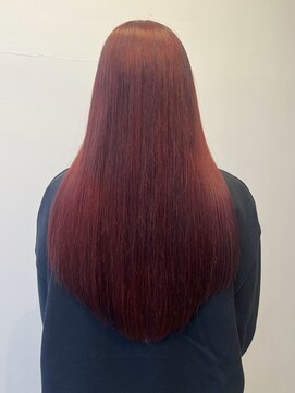 ロックス バイ マグ 松本(rocks BY MAG) チェリーレッド暖色カラーボルドーワインレッド春カラー