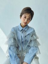ラモードイワイインターナショナル(La Mode IWAI international)&nbsp;大人可愛い抜け感ショート×シアーベージュ