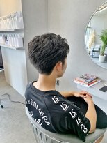 クロア(CHROA)&nbsp;【メンズ刈り上げ分け流しスタイル】