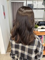 フリックヘアサロン 梅田茶屋町2号店(FLICK HAIR SALON) イルミナカラー/暗髪/透明感
