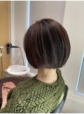 コンパクトボブ×50代