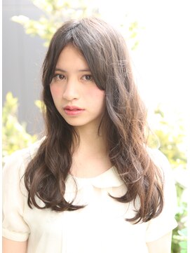 サロンドミルク 原宿(salon de MiLK) 【salon de MiLK 原宿】くせ毛風センターパート