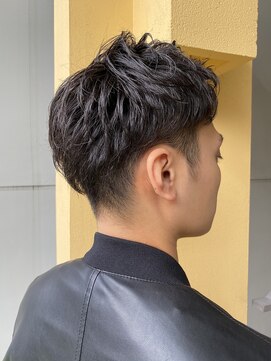 ロンド ストラーダ 心斎橋(Lond strada) メンズカット×波巻きパーマ×イメチェン[心斎橋]