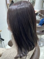 アース 三軒茶屋店(HAIR&MAKE EARTH) ふんわりラベンダーグレージュ