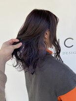 ブランシェ 名鉄小幡駅前店&nbsp;インナーカラー【ラベンダーアッシュ】森