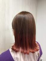 アルファ ヘアー デザイン(alpha hair design)&nbsp;毛先カラー　ピンク