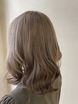オウルヘアー(Owl hair) ミルクティーベージュ/ブリーチあり/ダブルカラー