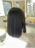 丸みボブ×髪質改善ストレート