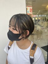 アブニール 我孫子(AVENIR)&nbsp;黒金ハイライト×ショート