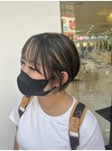 黒金ハイライト×ショート