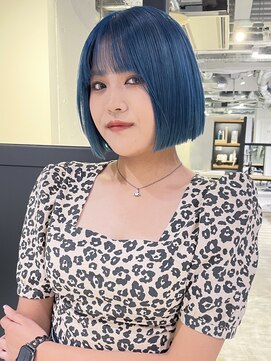 アルバム 渋谷パルコ(ALBUM) オーシャンブルーボブ_マチルダボブピンクベージュ_29321