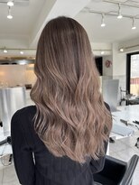 ブレンド 渋谷(BLend)&nbsp;グレージュマチルダボブインナーグレージュ 前髪