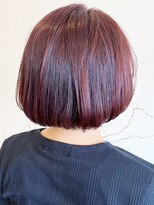 レポヘアー(Repos hair)&nbsp;20代30代40代ナチュラルハイライト艶感内巻きショートボブ