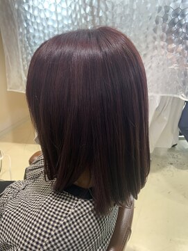 アズール 草加(azule) ダブルカラー×イルミナカラーピンクパープル[草加／草加駅東口]