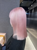 ペレ 栄店(PELE)&nbsp;切りっぱなしボブ/エアリーロング/美髪/ピンクブラウン/栄