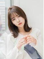 カンナ つくばみどりの(Canna)&nbsp;レイヤーカット/ウェットヘア/オリーブベージュ[つくばみどりの]